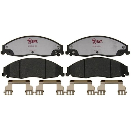 R/M Brakes BRAKE PADS OEM OE Replacement Hybrid Technology Includes Mounting Hardware EHT921H